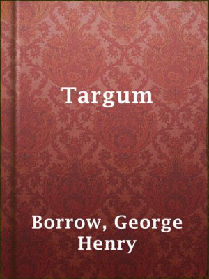 cover image of Targum
